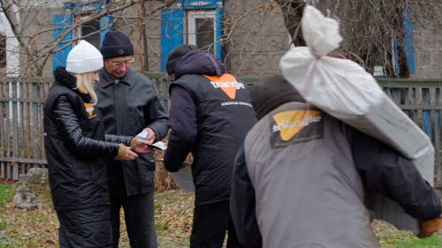 Distribution de fuel solide sur la ligne de front